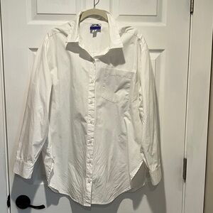 Classic White Button-Down Shirt